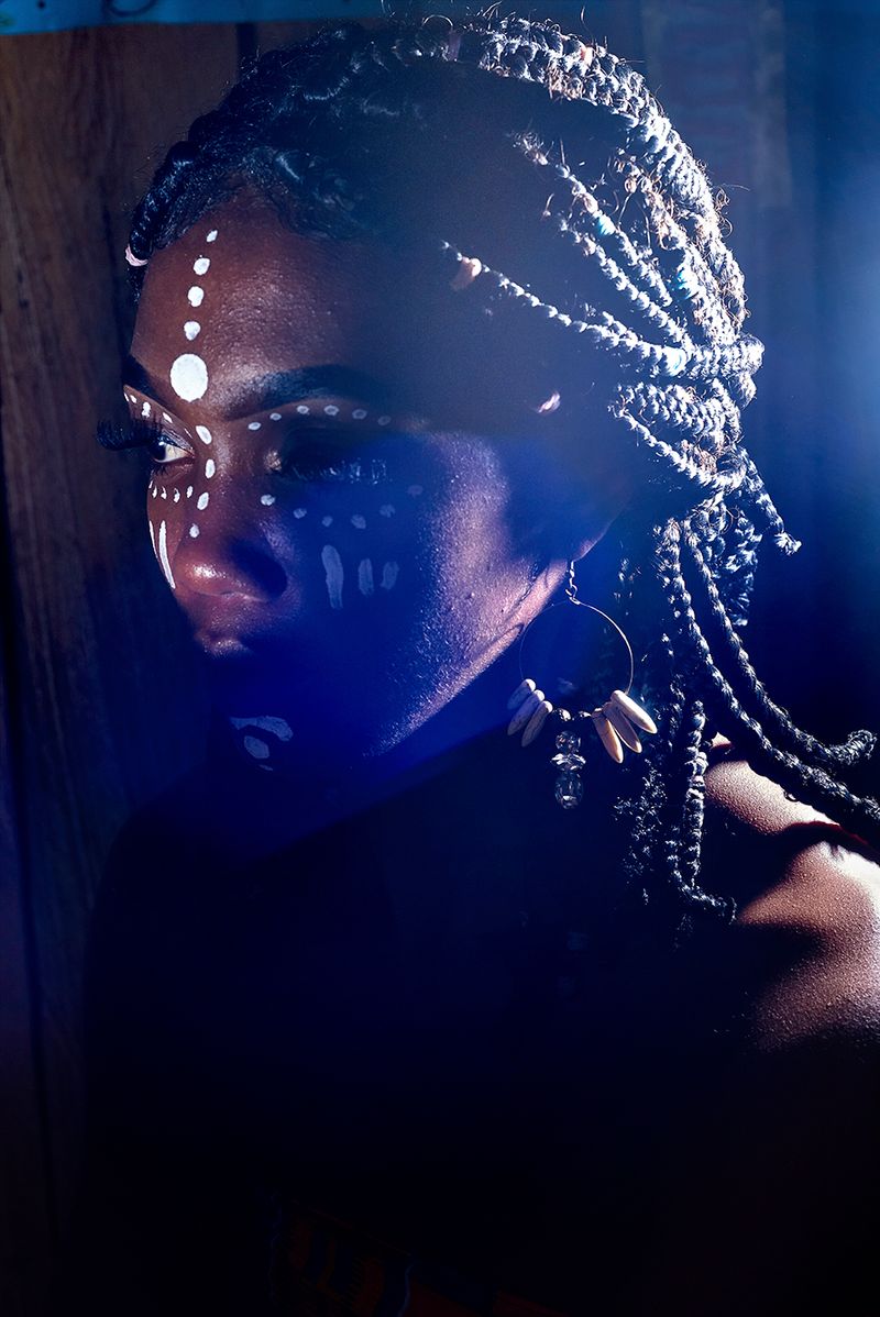 © Johanna Alarcón - Melani Ayovi poses for a portrait at her home. Playa de Oro, 2021.