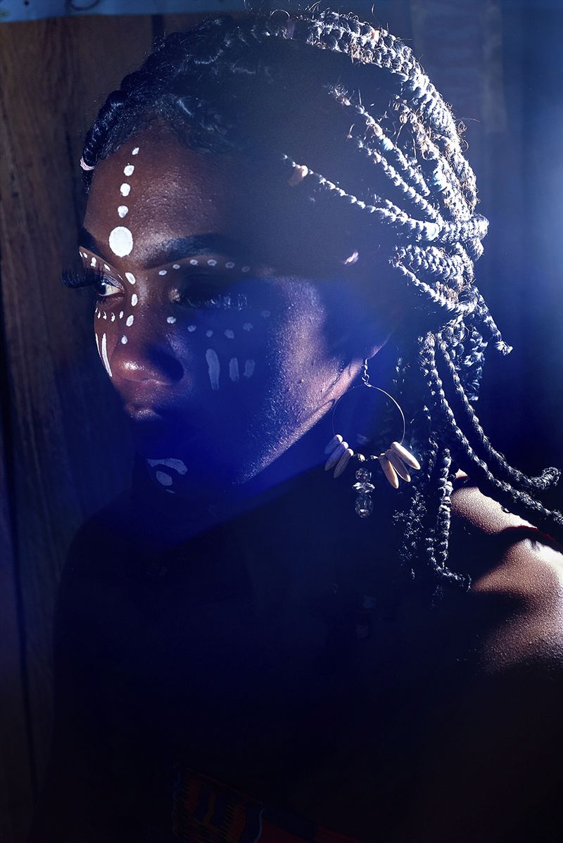 © Johanna Alarcón - Melani Ayovi poses for a portrait at her home. Playa de Oro, 2021.