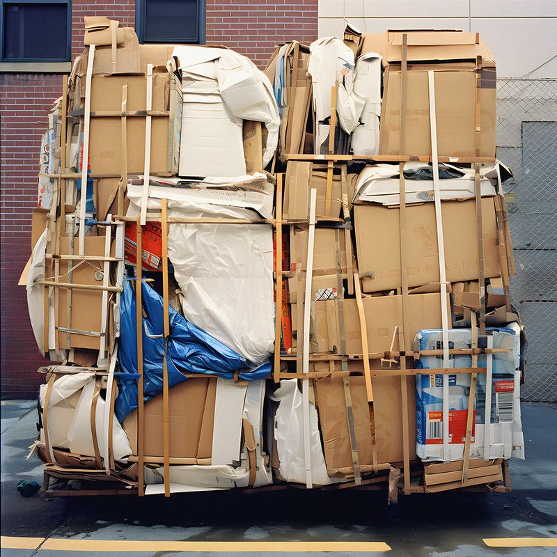 © Mengting zhou - Image from the The Compressed Trash City photography project