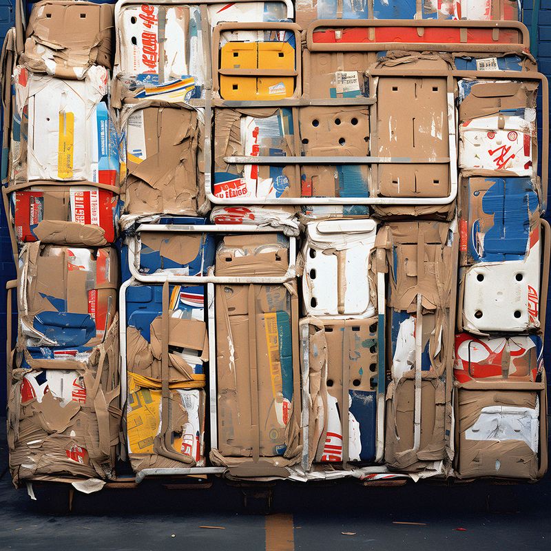 © Mengting zhou - Image from the The Compressed Trash City photography project