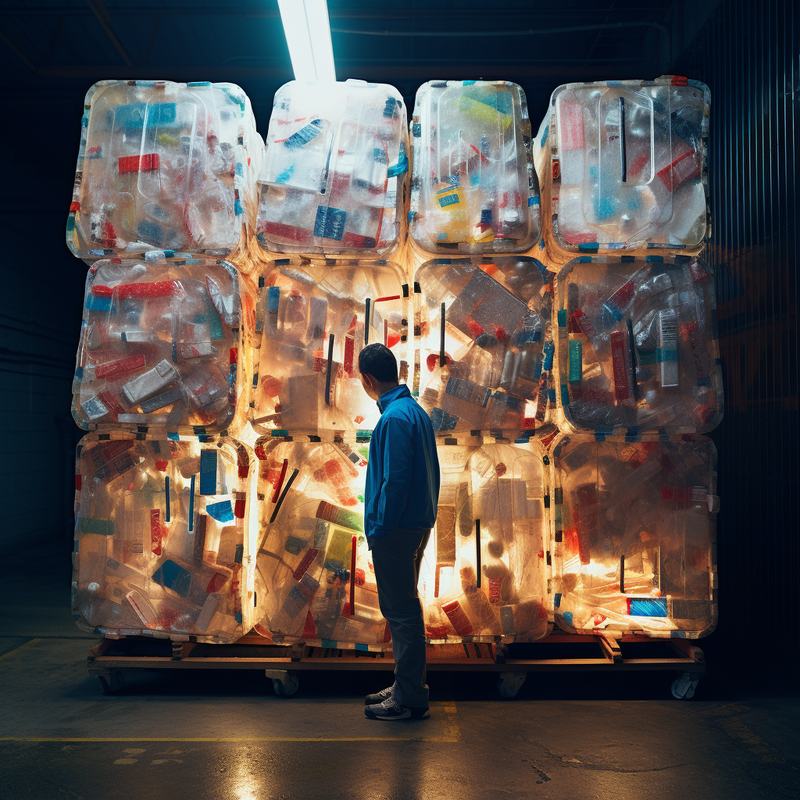 © Mengting zhou - Image from the The Compressed Trash City photography project