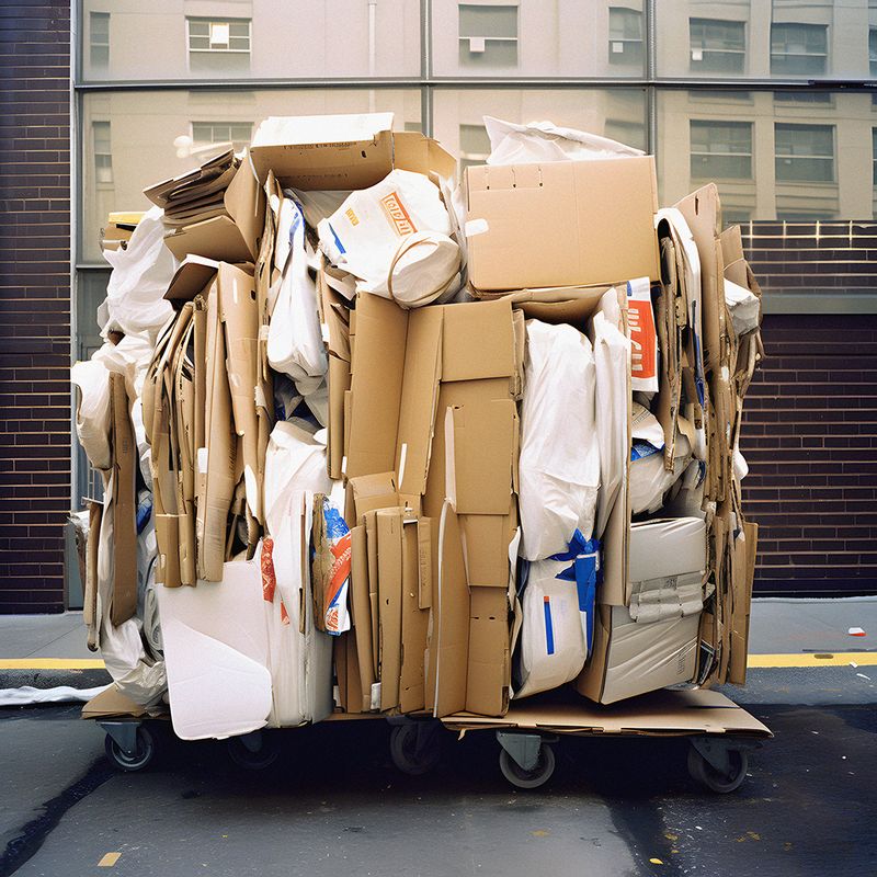 © Mengting zhou - Image from the The Compressed Trash City photography project