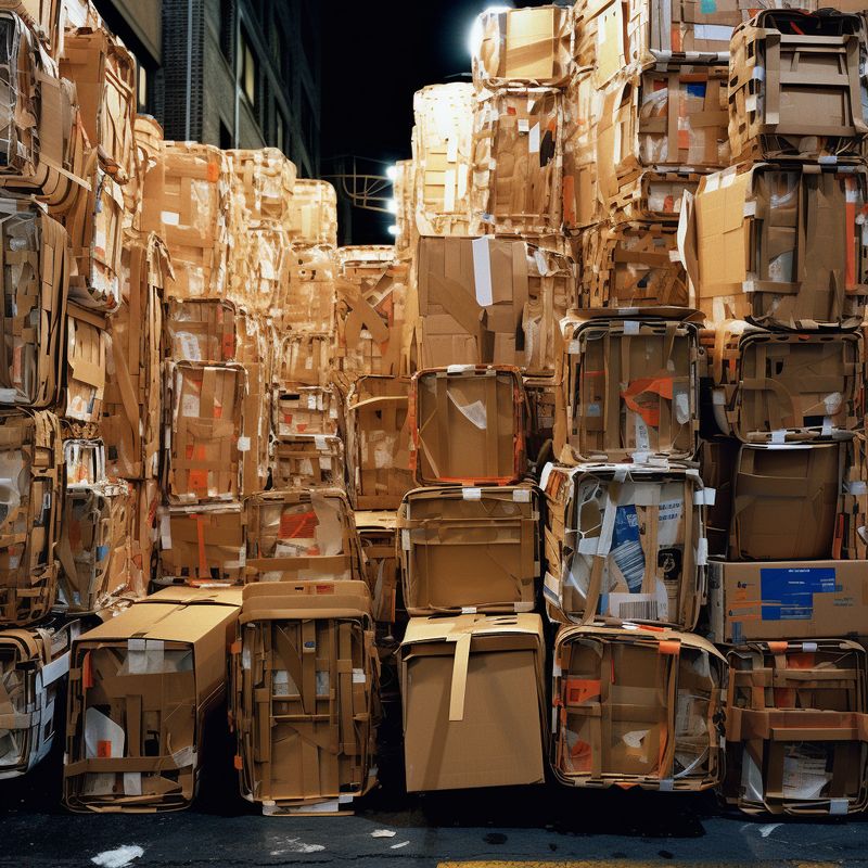 © Mengting zhou - Image from the The Compressed Trash City photography project