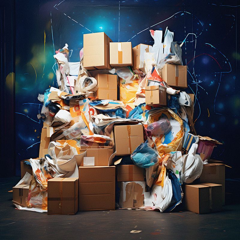 © Mengting zhou - Image from the The Compressed Trash City photography project