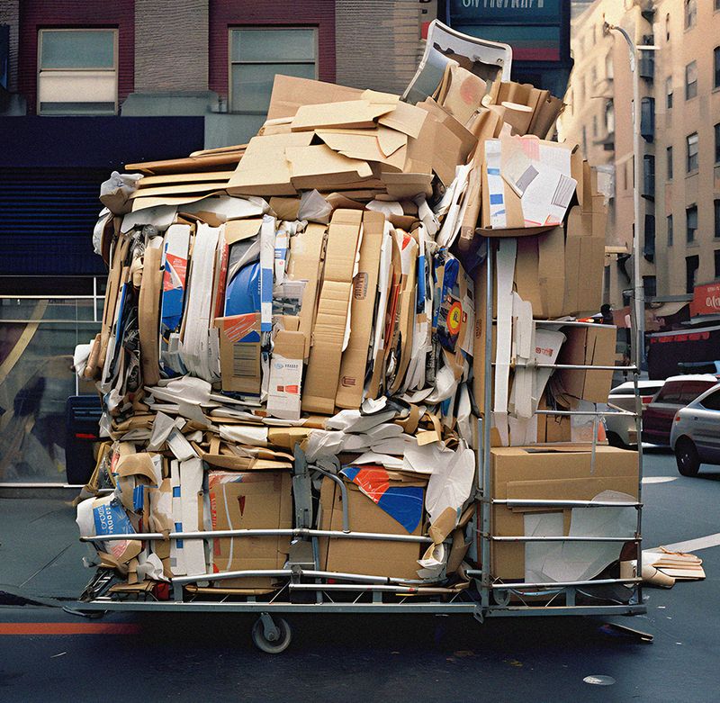 © Mengting zhou - Image from the The Compressed Trash City photography project
