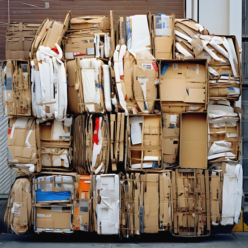 © Mengting zhou - Image from the The Compressed Trash City photography project