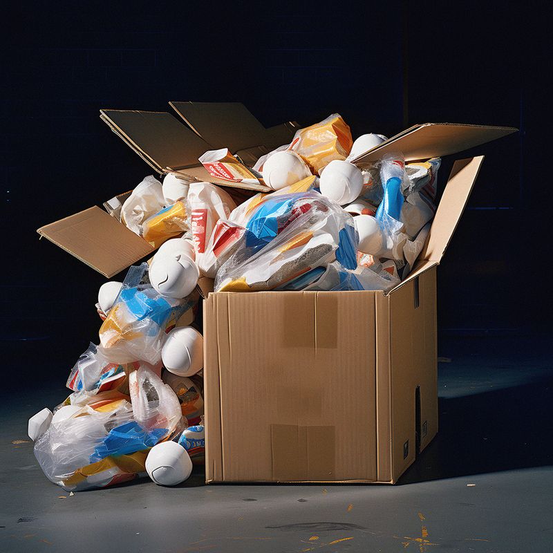© Mengting zhou - Image from the The Compressed Trash City photography project