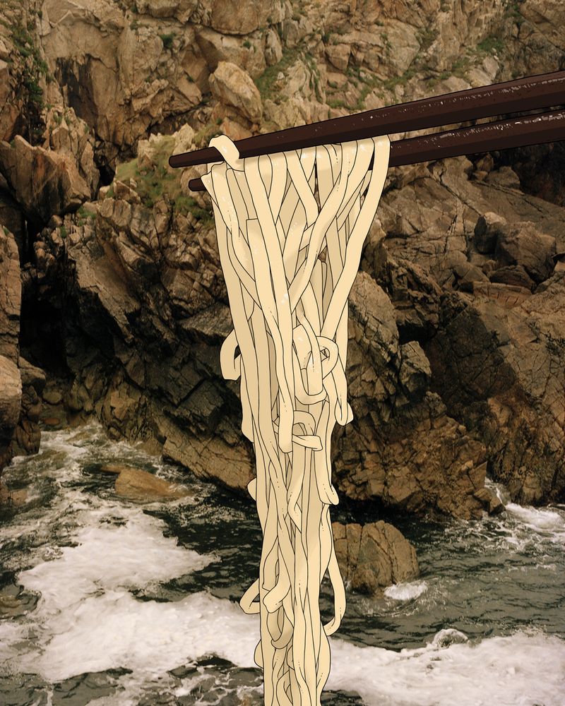 © David Favrod - Ramen, 2019, 100x80 cm