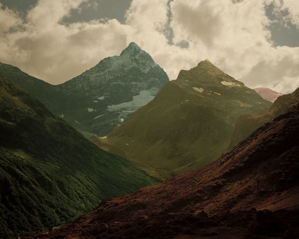 © David Favrod - Les 4 cols, 2018, 64x80 cm