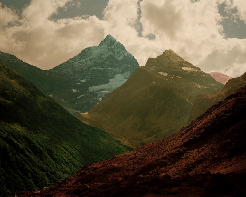 © David Favrod - Les 4 cols, 2018, 64x80 cm