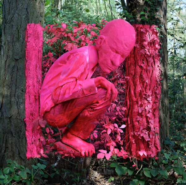 © Jonny Briggs - Natural Inside, 2011 --- Self wearing up-scaled latex mask of my Father's head 88 x 88cm Photography; C-type Lambda print