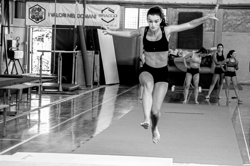 © Giovanni Gabassi - Image from the Jump - tartistic gymnastics project photography project