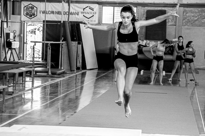 © Giovanni Gabassi - Image from the Jump - tartistic gymnastics project photography project