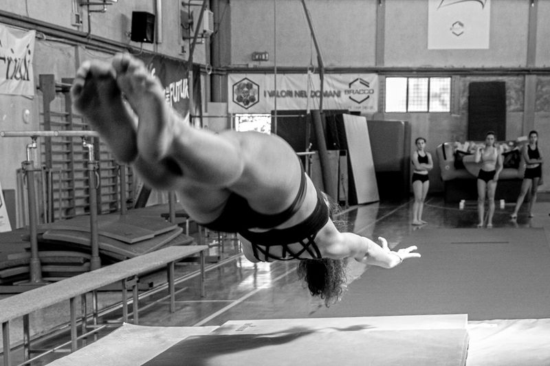 © Giovanni Gabassi - Image from the Jump - tartistic gymnastics project photography project