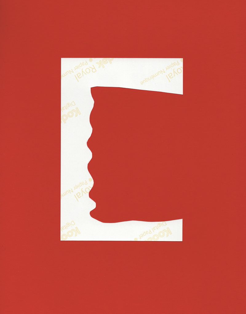 © Liesl Pfeffer - Collage (red)Germany2023collage: photograph on coloured cardboard