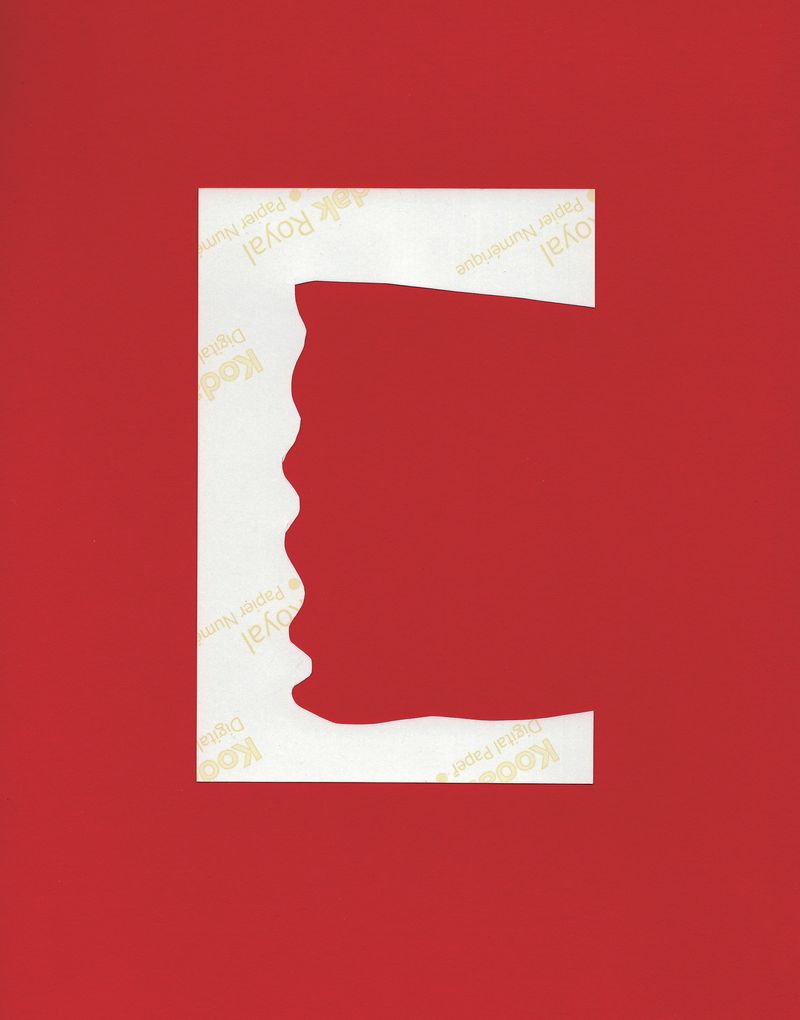 © Liesl Pfeffer - Collage (red)Germany2023collage: photograph on coloured cardboard