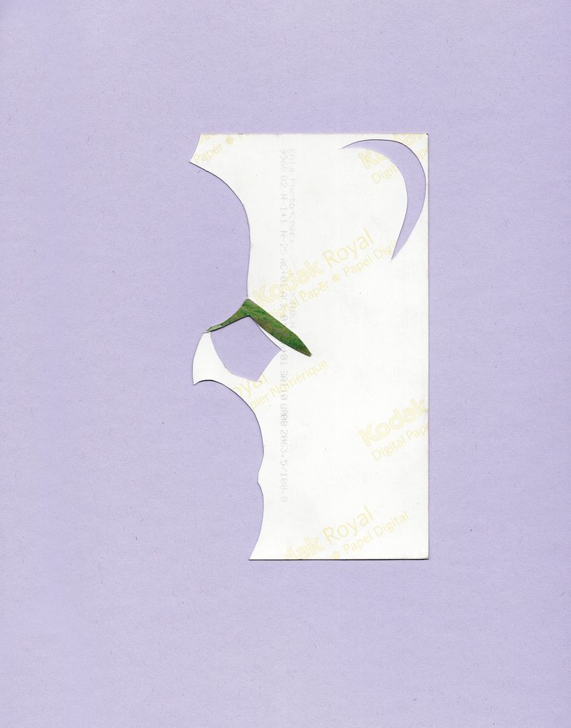 © Liesl Pfeffer - Collage (lavender)Germany2022collage: photograph on coloured cardboard