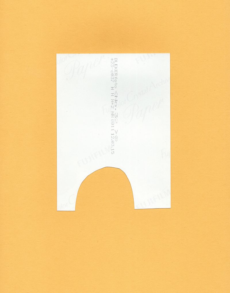 © Liesl Pfeffer - Collage (yellow)Germany2023collage: photograph on coloured cardboard