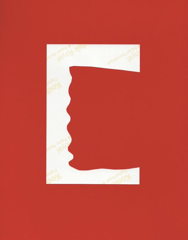 © Liesl Pfeffer - Collage (red)Germany2023collage: photograph on coloured cardboard