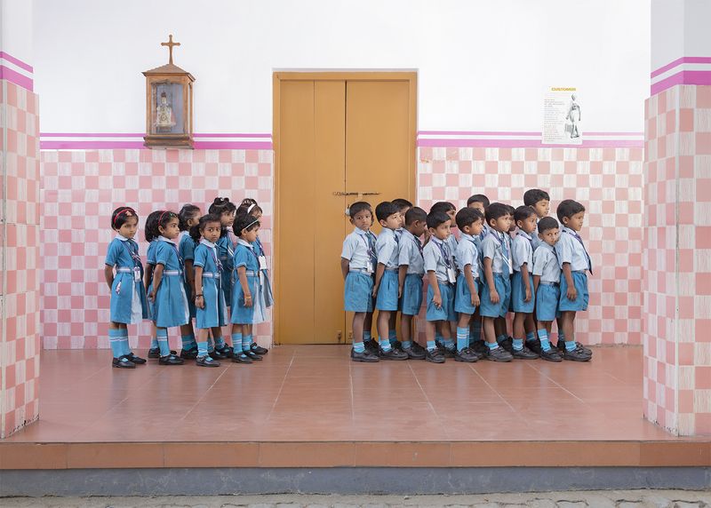 © Anouchka Renaud-Eck - School Kids, 2020; from the series Ardhanarishvara.  Elementary school pupils from the same class. Boys and Girls . 