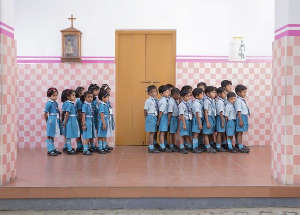 © Anouchka Renaud-Eck - School Kids, 2020; from the series Ardhanarishvara.  Elementary school pupils from the same class. Boys and Girls . 
