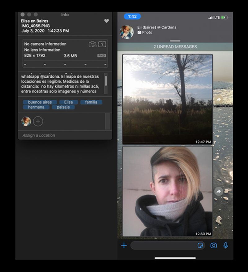 © Elena Cardona | eco - Image from the measures of the distance photography project