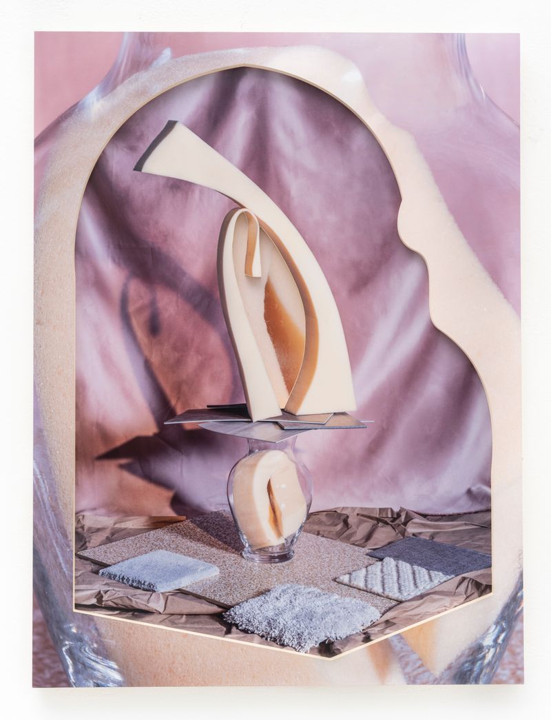 © Yi Hsuan Lai - Needless to say, 2024, Dye Sub print on aluminum mounted on Sintra, 24 W x 32 H x 1D in