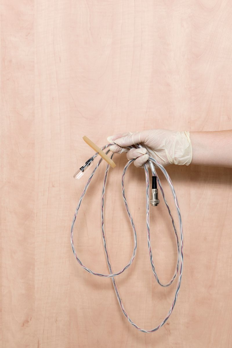 © Petra Kroon - 9 no sex__no glory__Transparant tampon, used in research to measure female physical reaction