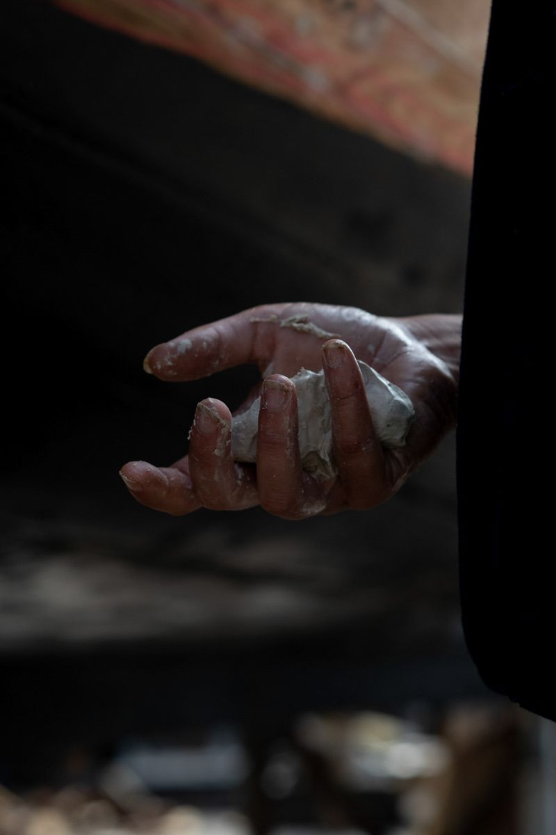 © Julie Bourges - Cecile's hand, Banyuls-sur-mer.