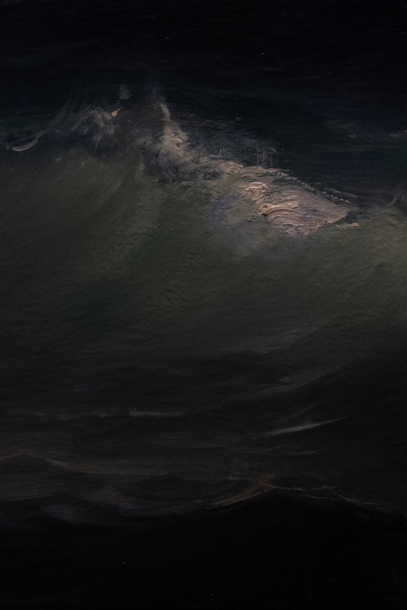 © Julie Bourges - Extract from a painting, Mucem, Marseille (France)