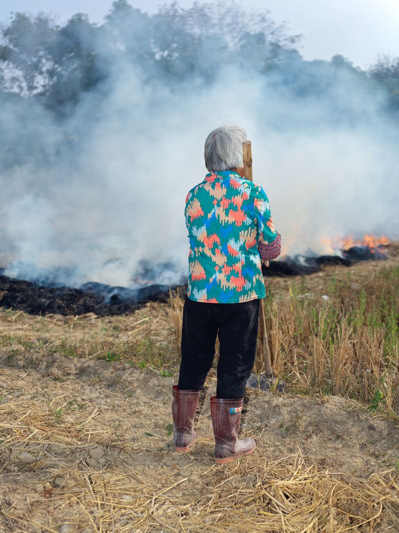 © Tianxi Wang - The person burning the fields.
