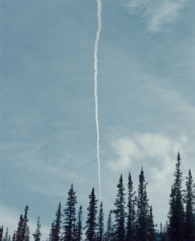 © Tianxi Wang - Contrail on the sky. 2018