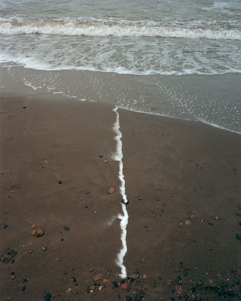 © Tianxi Wang - Salt line to the sea. The first attempt, at Utqiagvik, Alaska. 2018