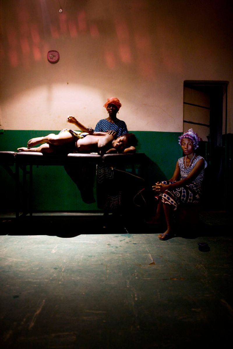 © Toby Binder - Traditional birth attendants at the labour ward of Nixon Memorial Methodist Hospital.