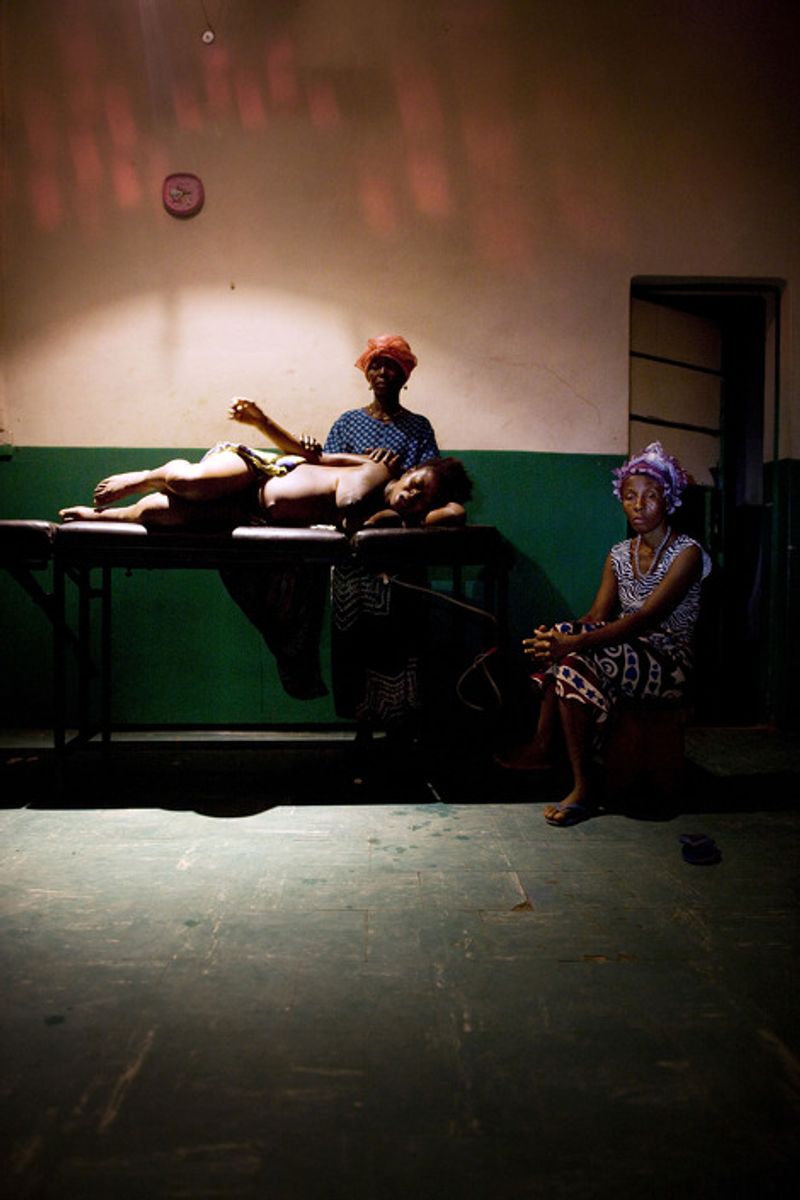 © Toby Binder - Traditional birth attendants at the labour ward of Nixon Memorial Methodist Hospital.