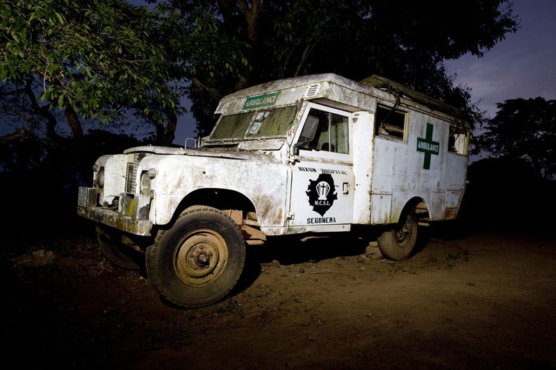 © Toby Binder - Ambulance of Nixon Memorial Methodist Hospital in Segbwema.