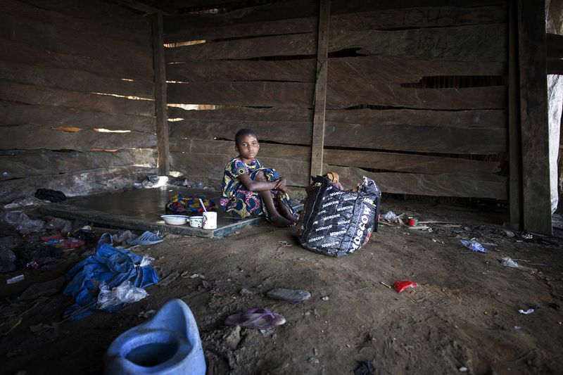 © Toby Binder - In a filthy shack Stella found shelter and lived on fish scraps that were left to her.