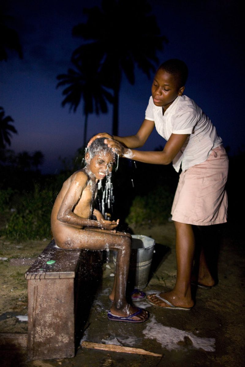 © Toby Binder - Image from the Child witches of Nigeria photography project