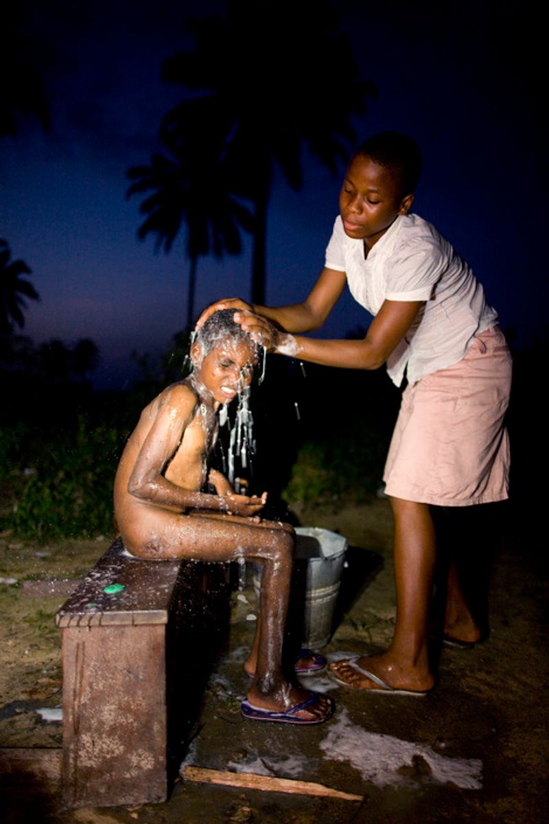 © Toby Binder - Image from the Child witches of Nigeria photography project