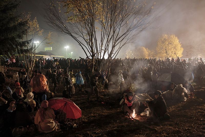 A Wave of Migration along the Balkan Route