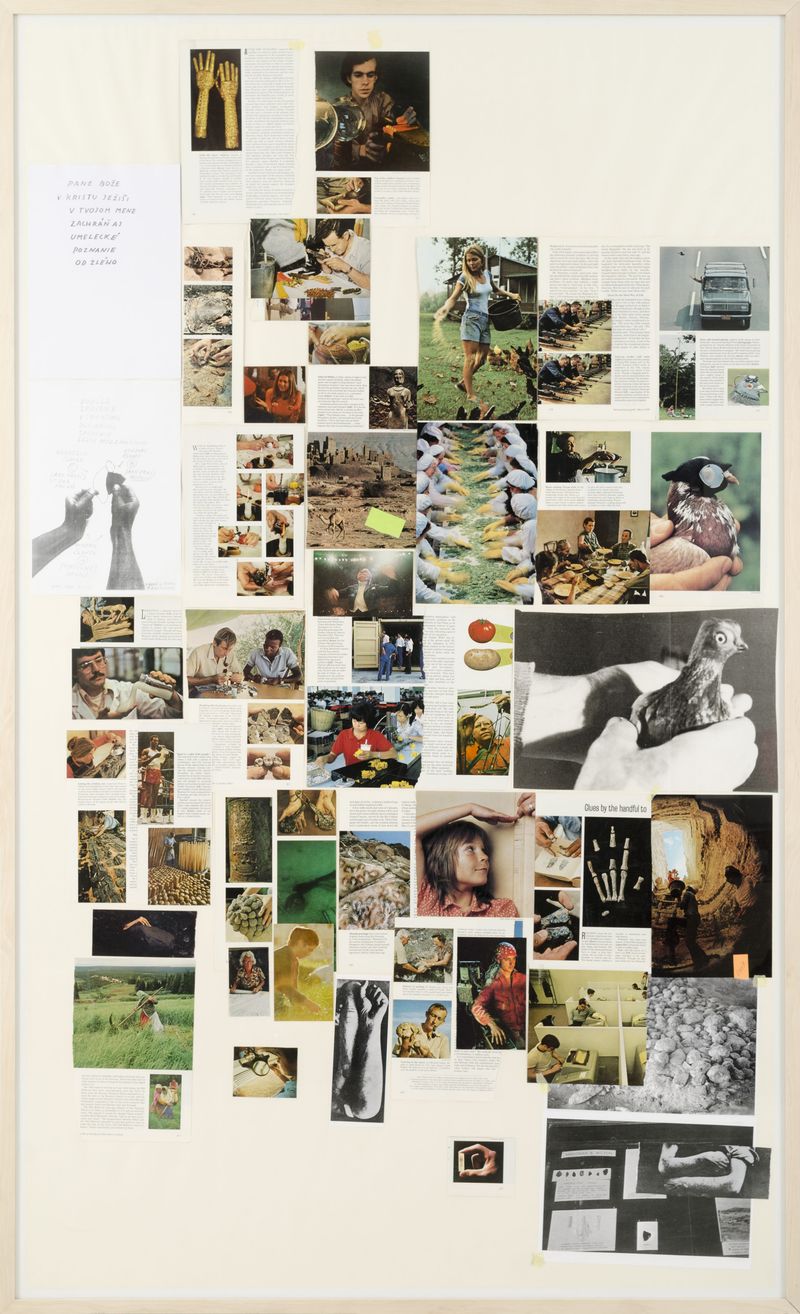 © Petra Joffe Feriancova - Hands, Colage 2015/2025, 160 x 110 cm