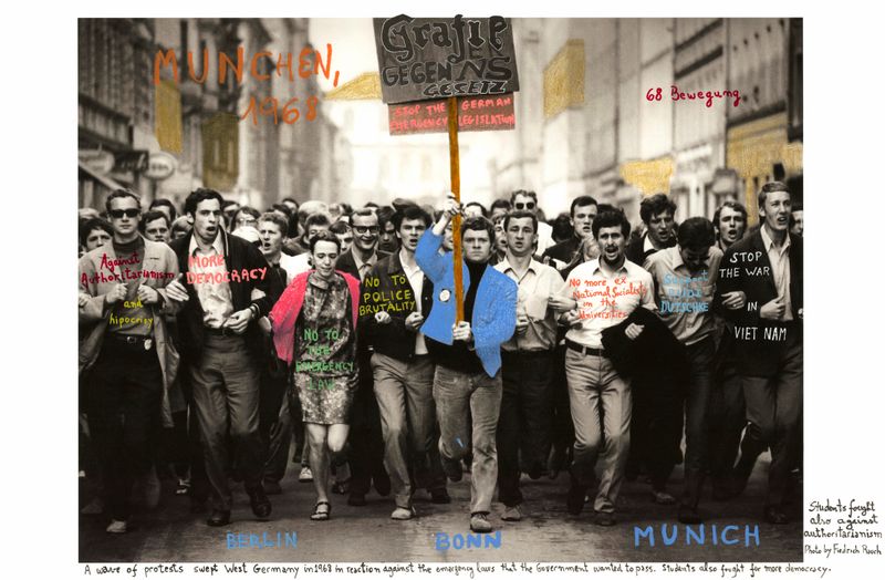 © Marcelo Brodsky - Image from the 1968, the fire of ideas photography project