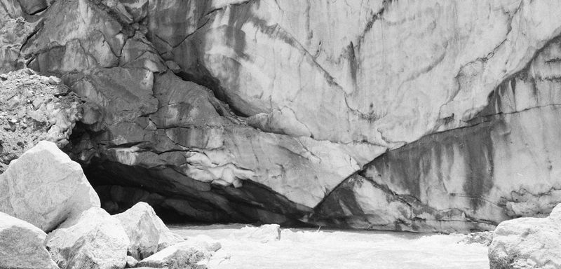 Ganges at Gaumuk, Gangotri.