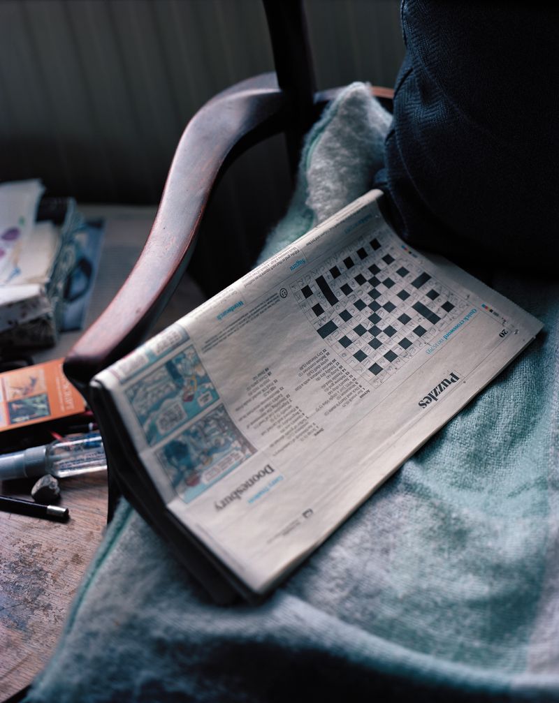 © Oliver Woods - My dad's last completed crossword from the day before he died in December 2020. This is exactly as I found it.