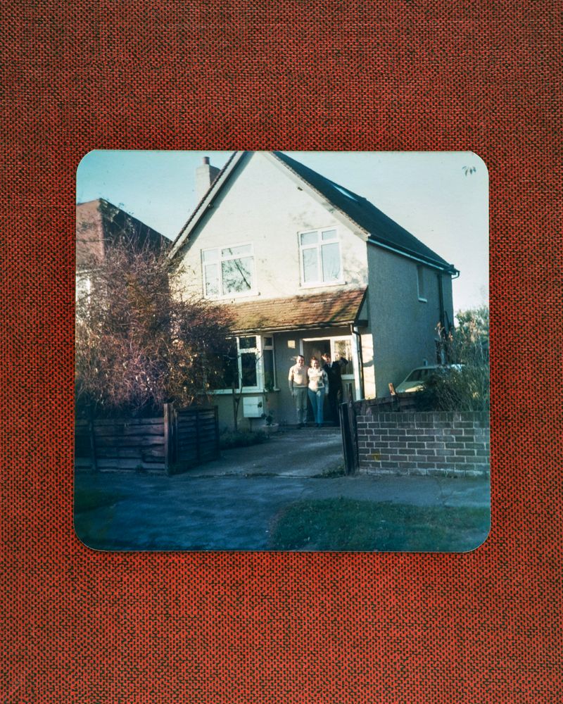 © Oliver Woods - Dad, mum and me in front of the house, taken some time in 1985. Photographer unknown.