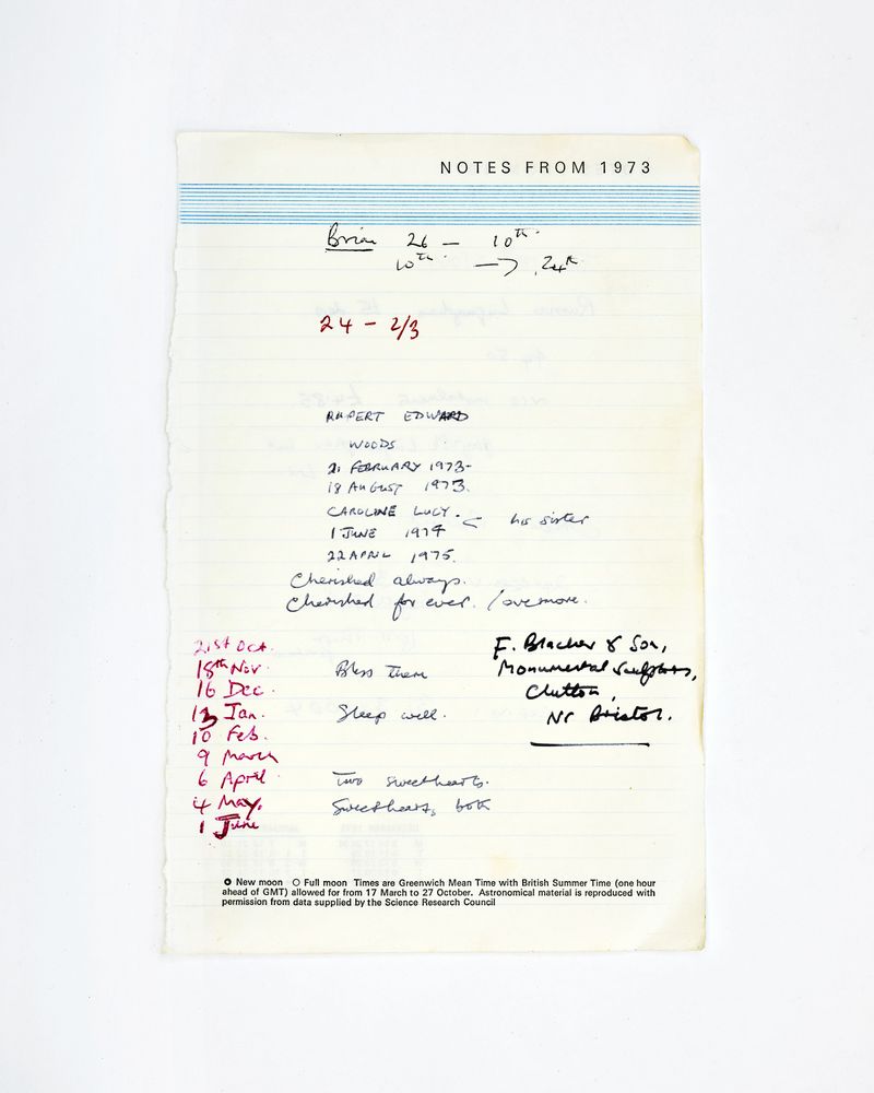 © Oliver Woods - Image from the You Are My One And Only photography project