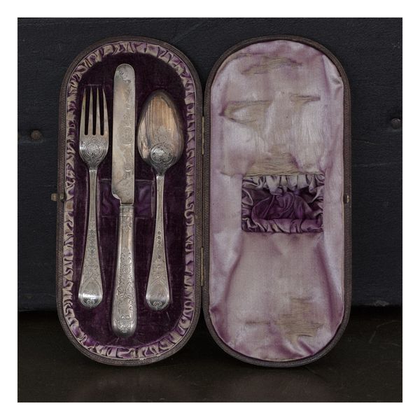 © Todd Bradley - Silverware set the Firths Gave my grandfather to bring home to his new baby girl.