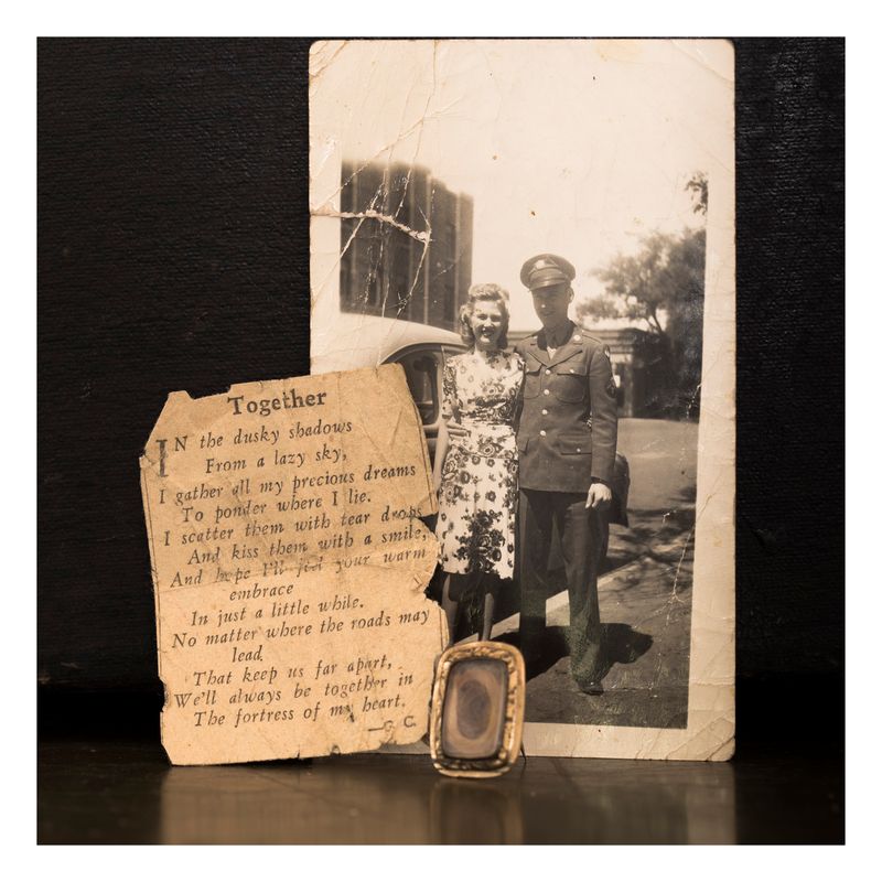 © Todd Bradley - Together, Locket of both their Hair