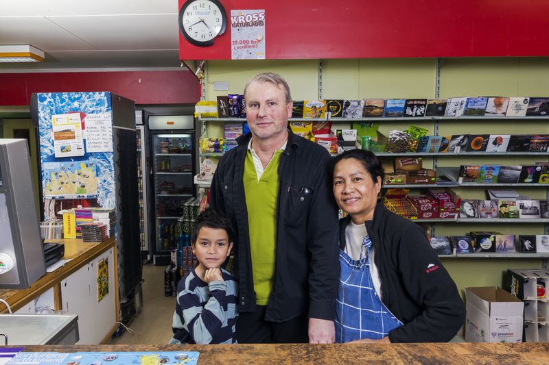 © Sigridur Rut Marrow - A family owned shop in the northern part of Iceland called Ásbyrgi.