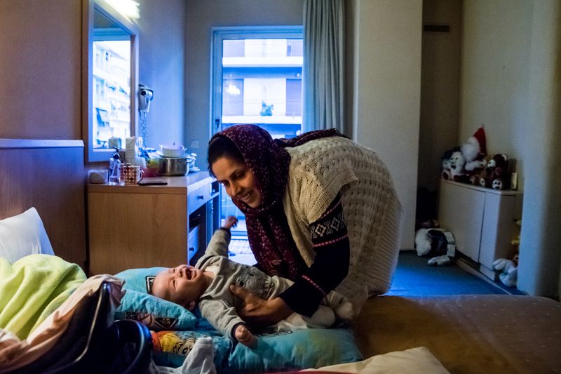 © Zoltán Balogh - Image from the Athens refugee squats photography project